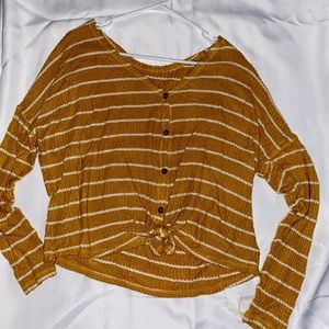 American Eagle Soft & Sexy Off The Shoulder Long Sleeve